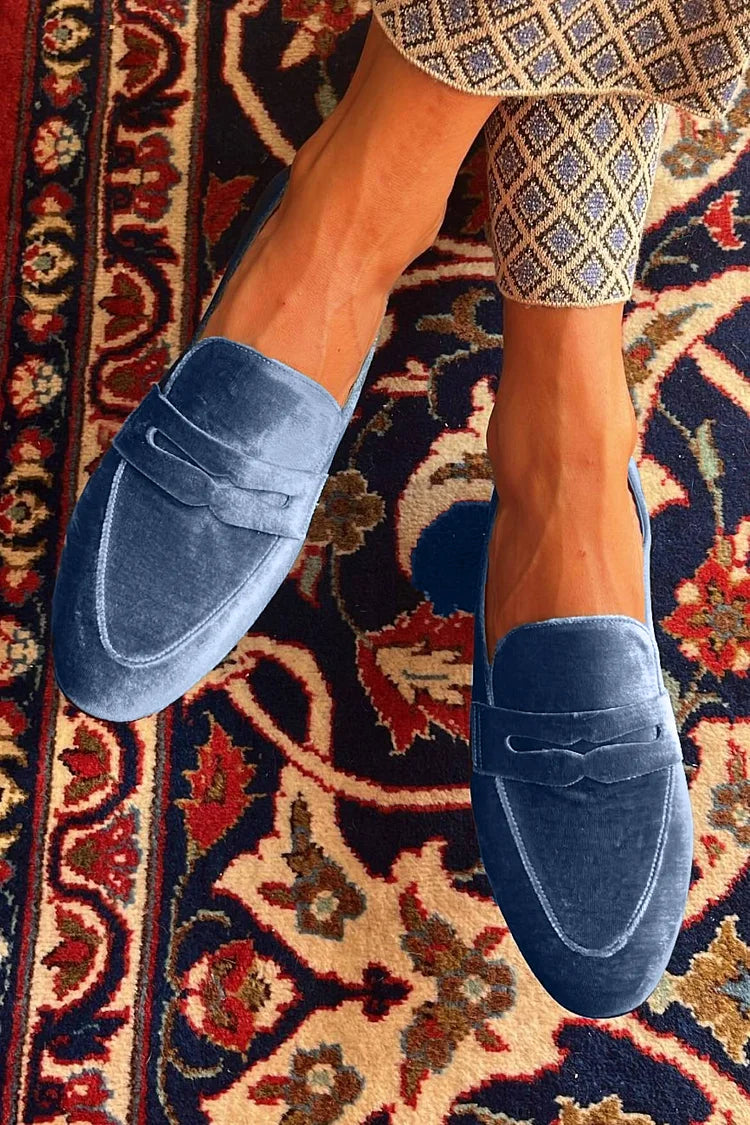 Brenda | Orthopedic Velvet Loafers
