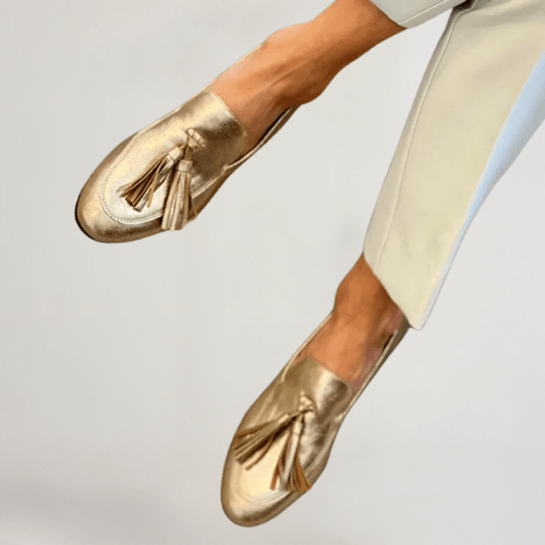 Vittoria - Women’s Gold Loafers