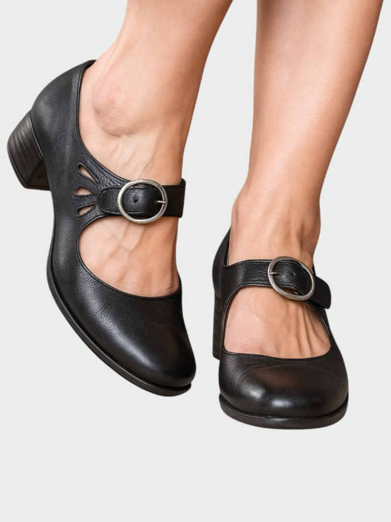 Jessica | Classic Buckle Shoes