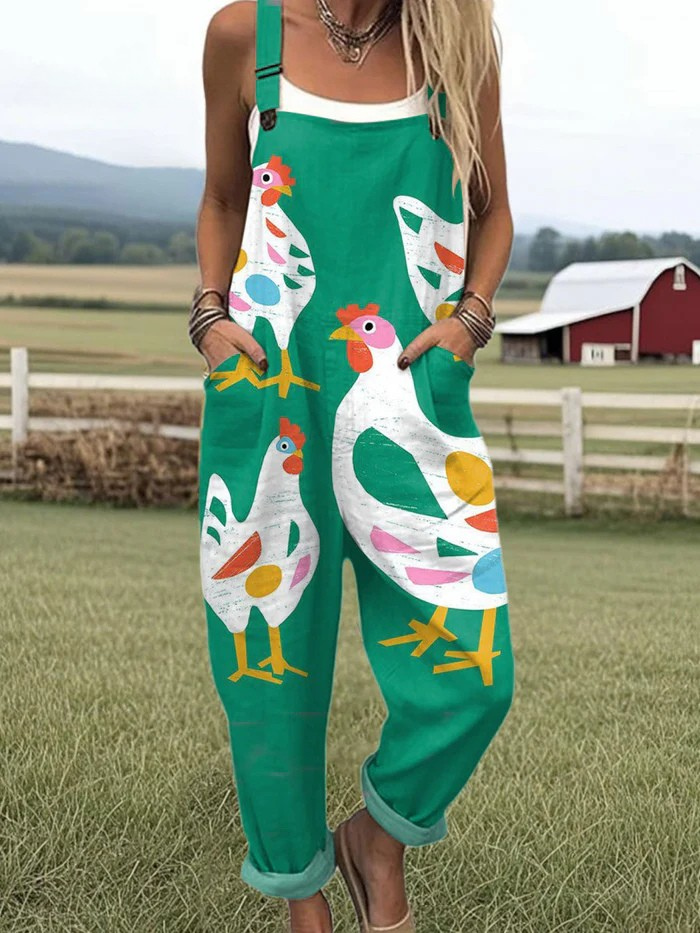 Isabella | Cluckin’ Whimsical Jumpsuit
