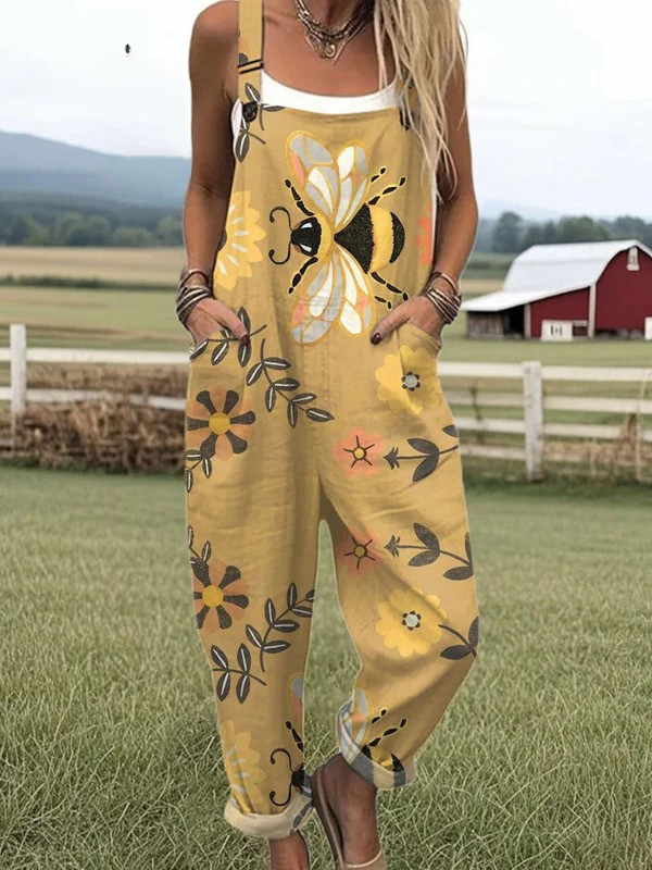 Emily | Wildflower Buzz Jumpsuit