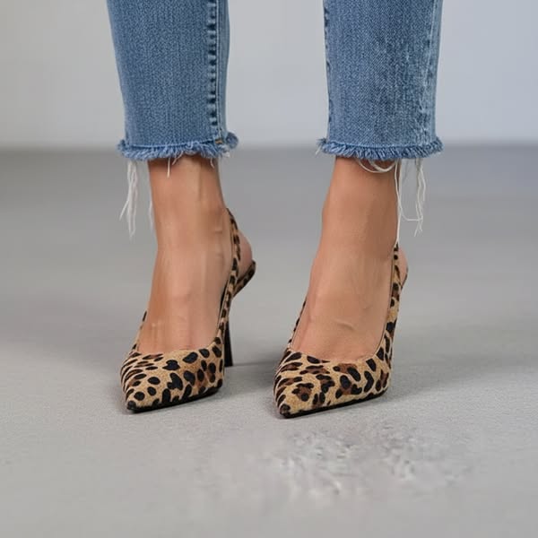 Maria | Pointed Toe Slingback Heels