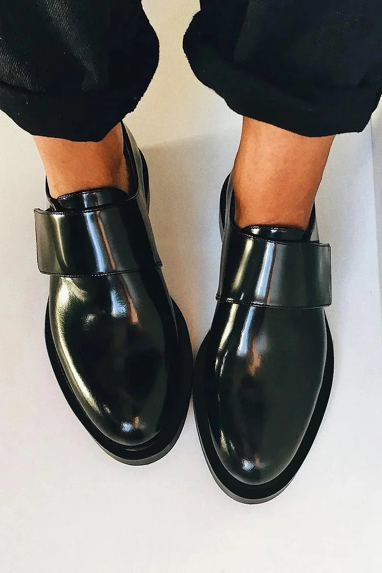 Addison | Polished Strap Loafers