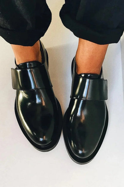 Addison | Polished Strap Loafers