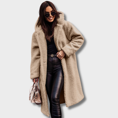 Rina | Cozy Fleece Down Jacket