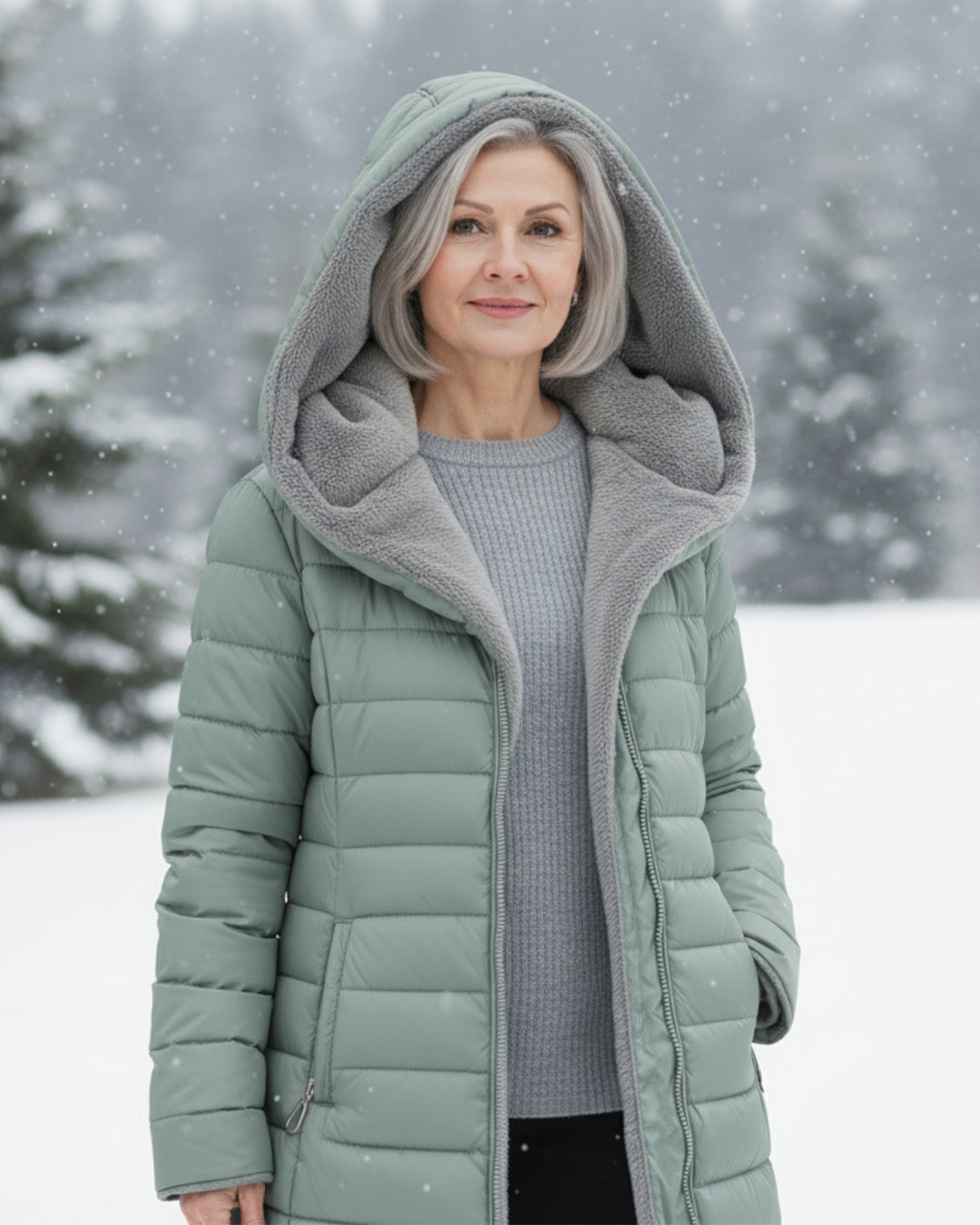 Janie | Fleece Lined Puffer Jacket