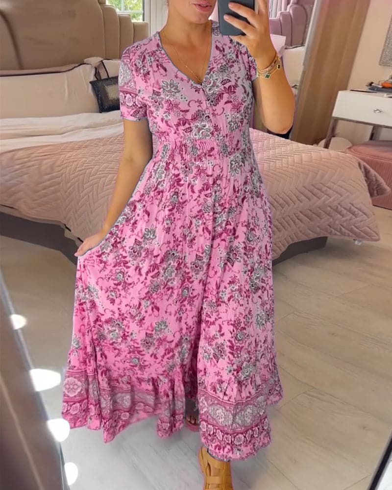 Connie | Floral Maxi Dress