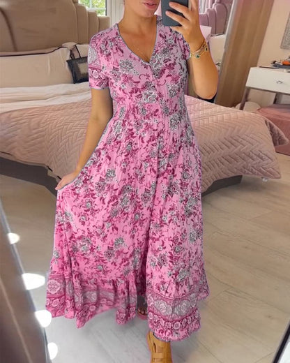 Connie | Floral Maxi Dress