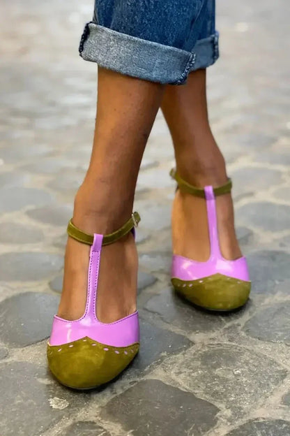 Allison | Closed Sandal With T-Bar Strap