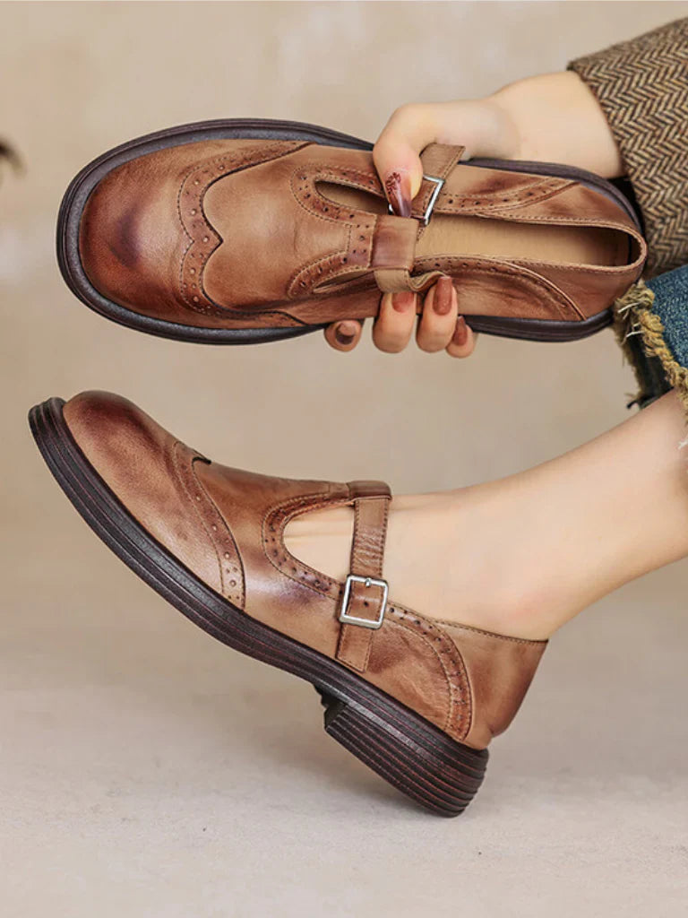 Lara | Vintage Mary Jane Flats