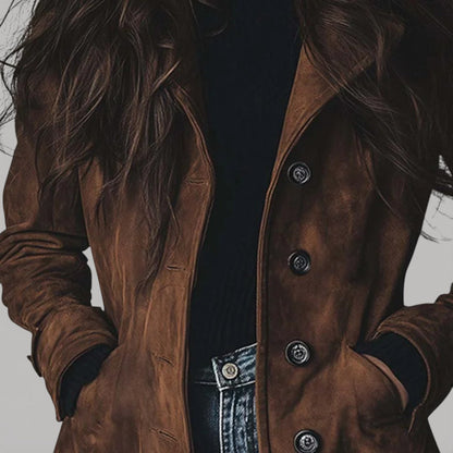 Carmen | Suede Trench Coat