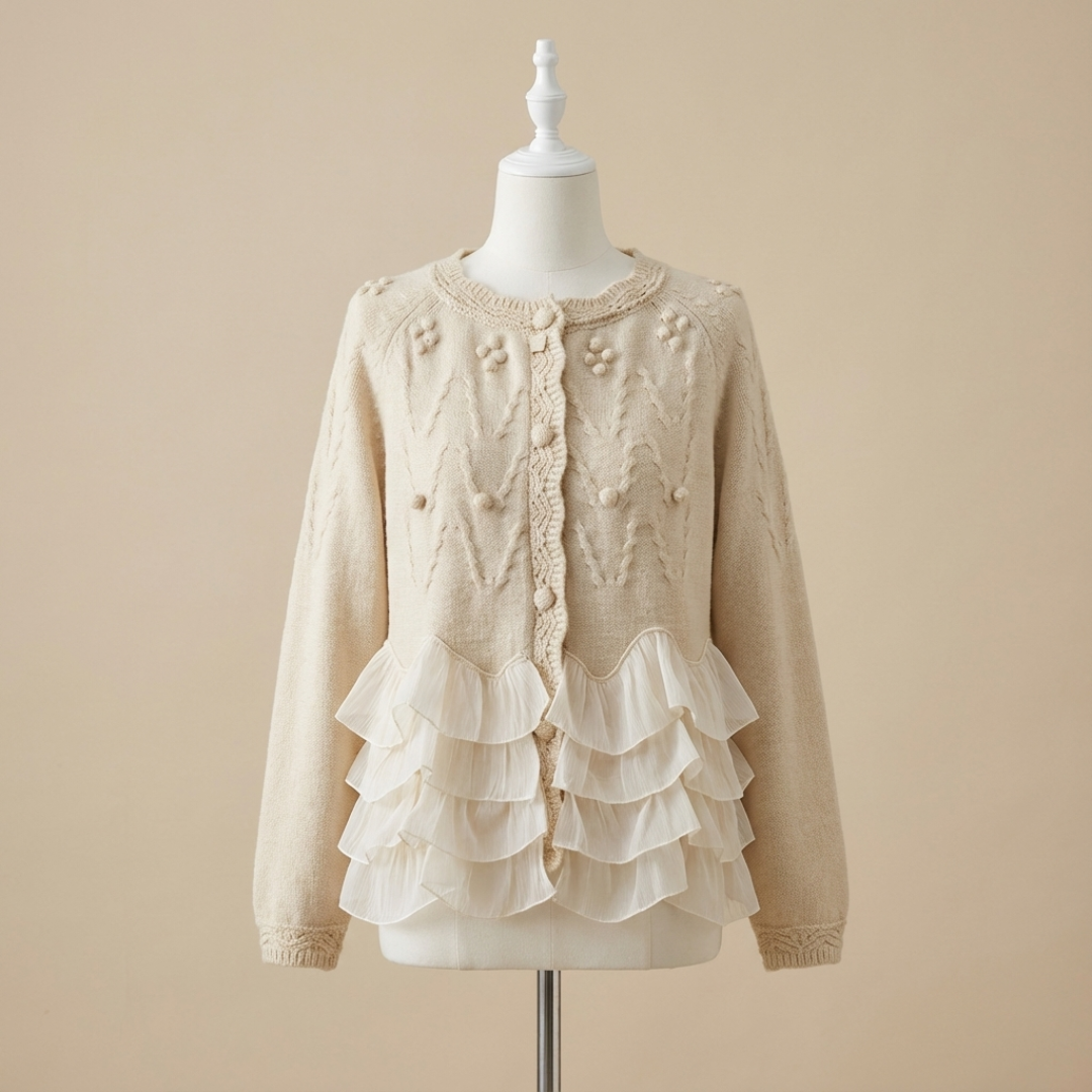 Natalie | Ruffle Cardigan