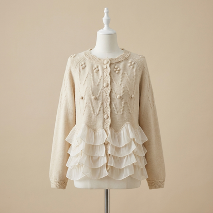 Natalie | Ruffle Cardigan