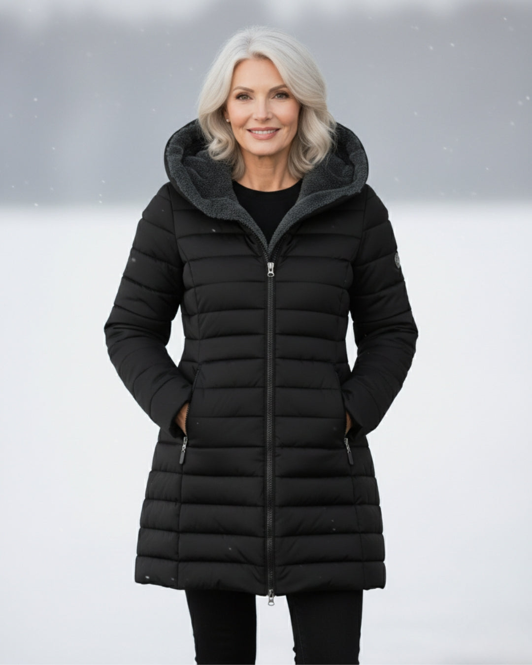 Janie | Fleece Lined Puffer Jacket