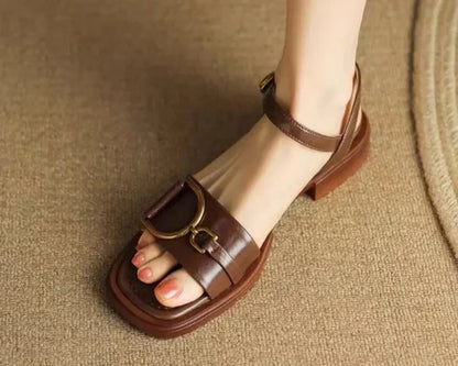 Amara | Buckled Flat Sandals™