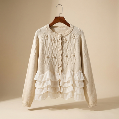 Natalie | Ruffle Cardigan