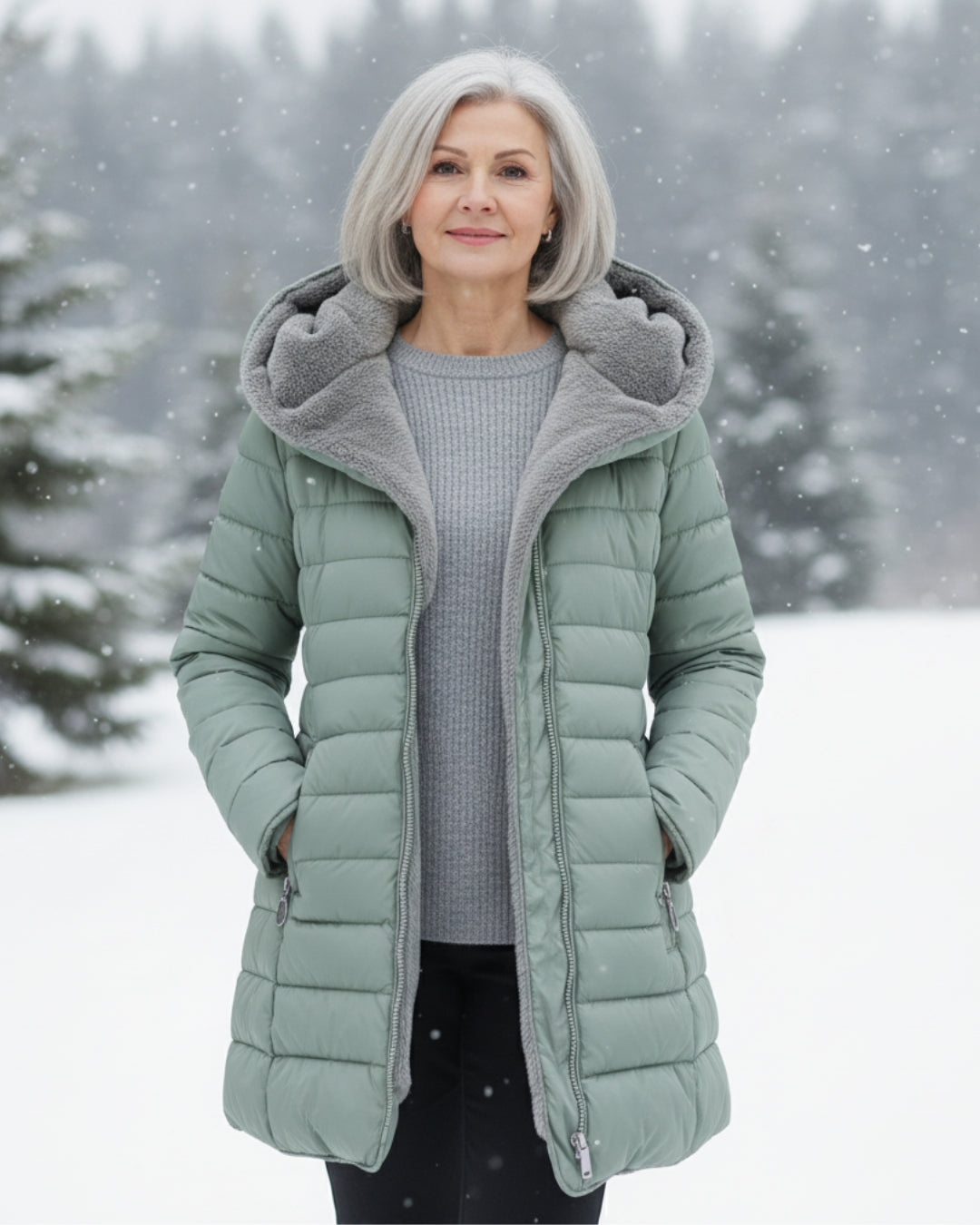 Janie | Fleece Lined Puffer Jacket