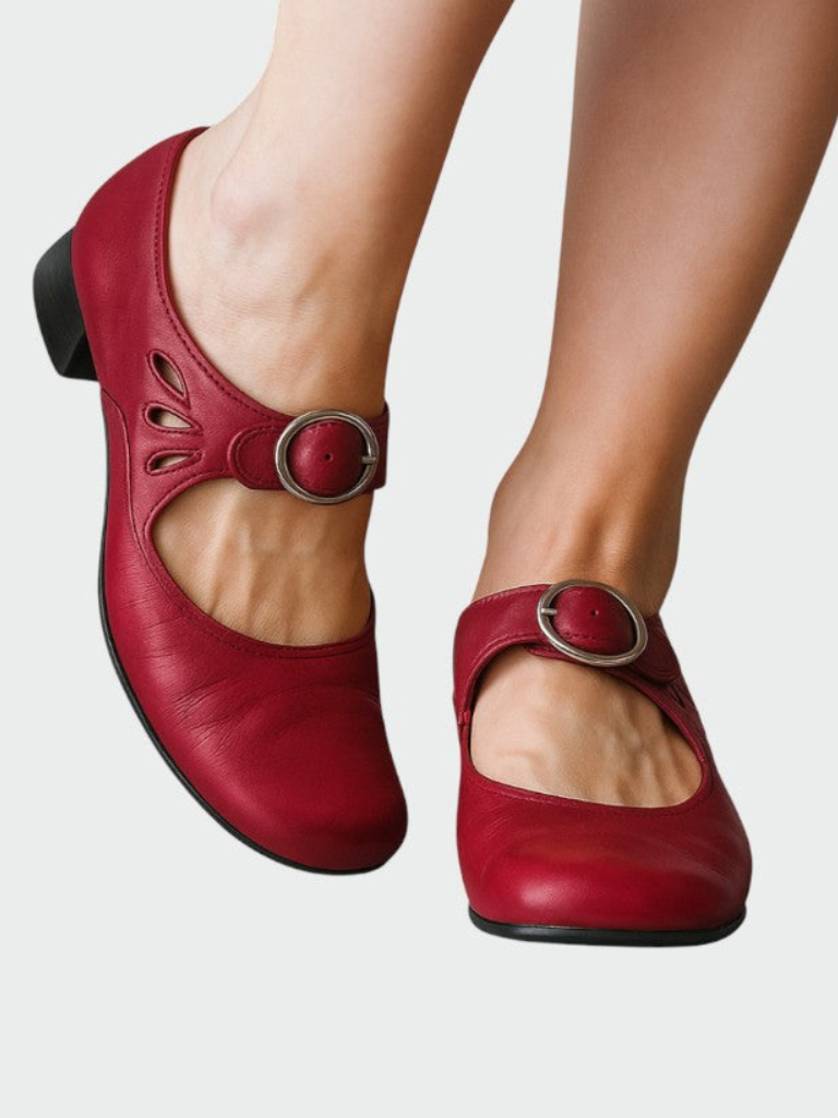 Jessica | Classic Buckle Shoes