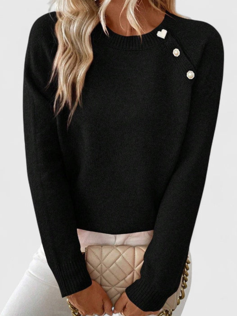 Eunice | Button Knit Top