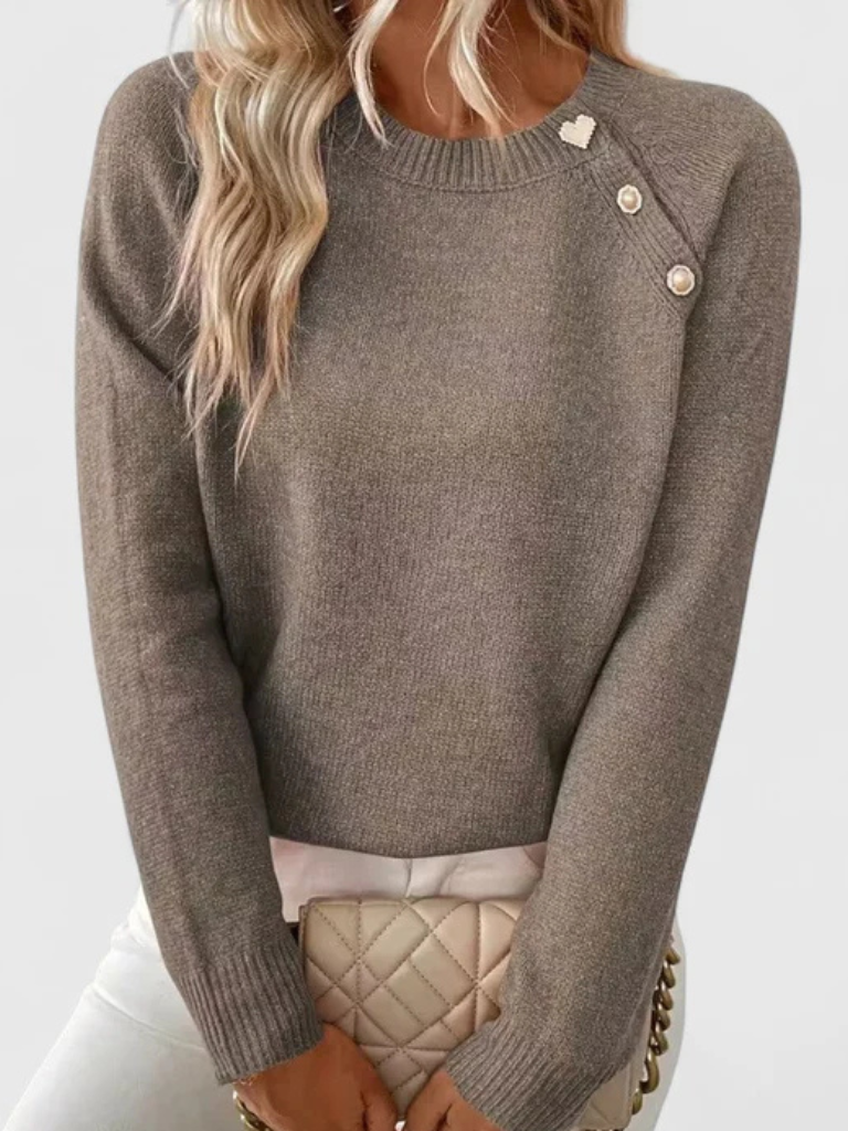 Eunice | Button Knit Top