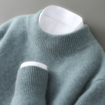 Elara | Pure Cashmere Mock Neck Knit