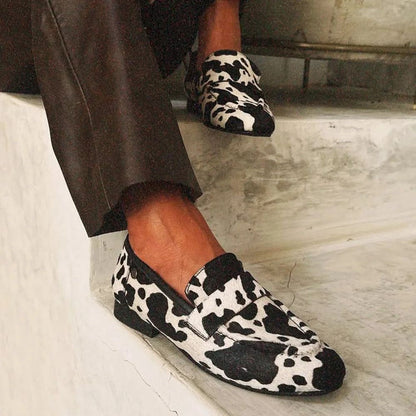 Ivy | Elegant Animal Print Loafers