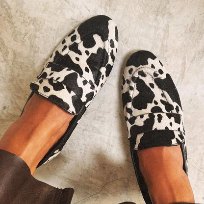 Ivy | Elegant Animal Print Loafers