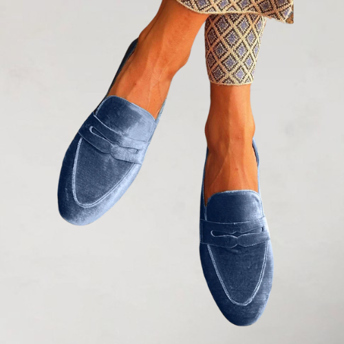 Brenda | Orthopedic Velvet Loafers