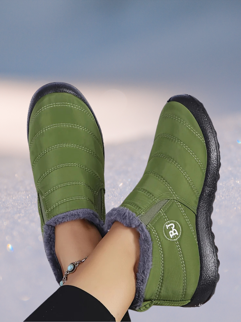 Vicky | Cozy Winter Slip On Boots