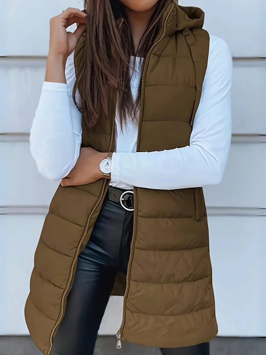 Anastacia | Hooded Puffer Vest
