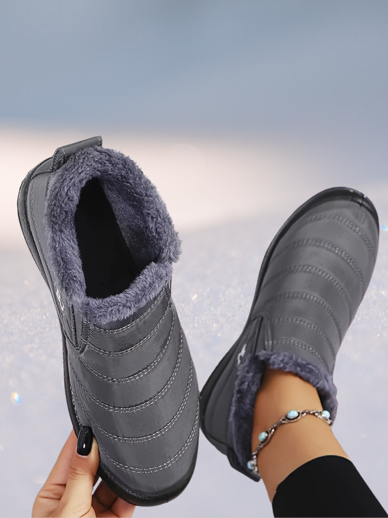 Vicky | Cozy Winter Slip On Boots