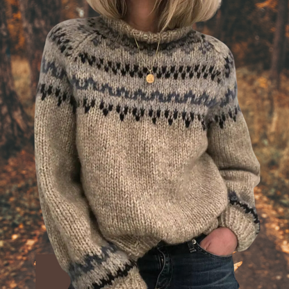 Astrid | Women's Nordic Knit Sweater