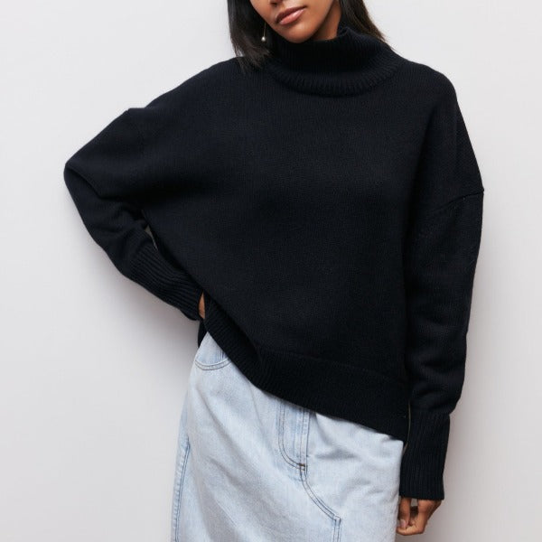 Avery | High Neck Pullover