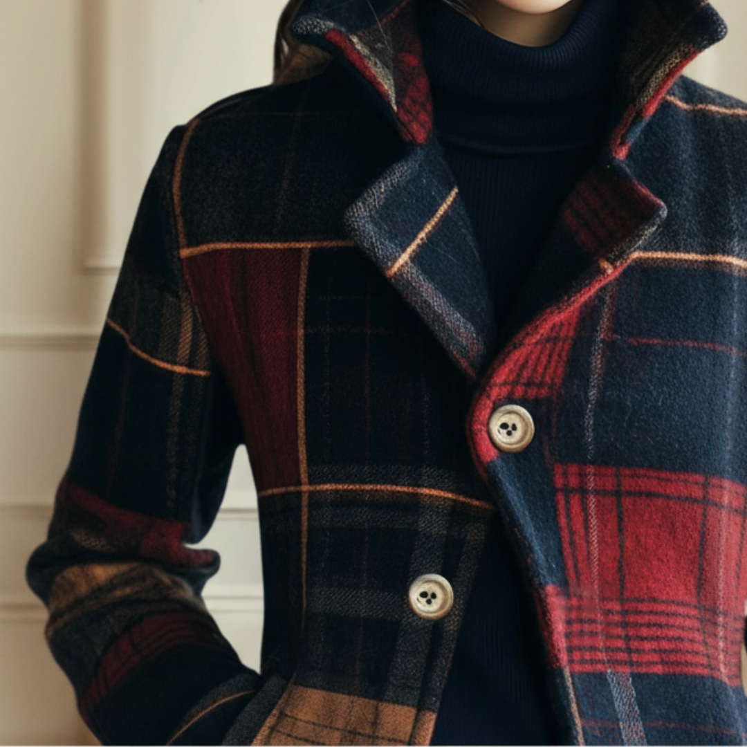 Ira | Classic Plaid Wool Jacket