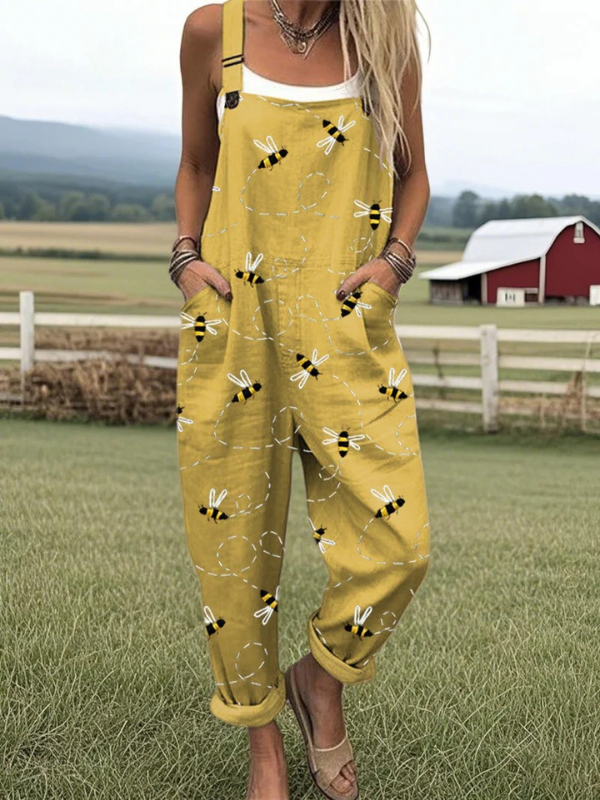 Zoey | Honeybee Meadow Jumpsuit