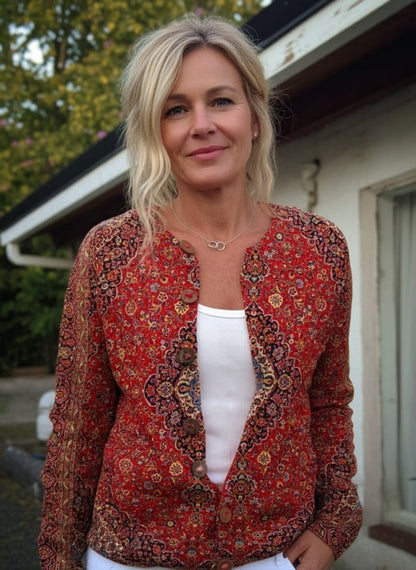 Clara | Vintage Art Cozy Long Sleeve Sweater