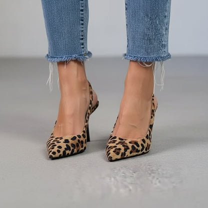 Maria | Pointed Toe Slingback Heels