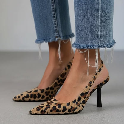 Maria | Pointed Toe Slingback Heels