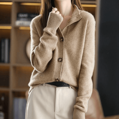 Annie | Knitted Cashmere Cardigan