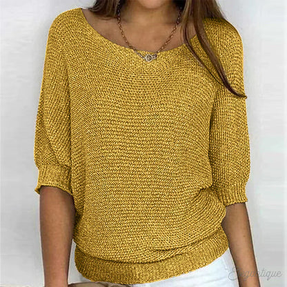 Zaphina - Relaxed Knit Top